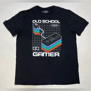 Nintendo Entertainment System Old School Gamer Graphic T-shirt Men XL Black